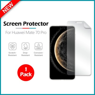 B2G1 FREE LCD Ultra Clear HD Hydrogel Screen Protector for Huawei Mate 70 Pro