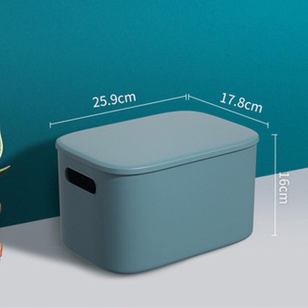 Boîte de rangement empilable avec couvercle articulé, 15L, Armoire à  dossiers en plastique : Rangement de bureau simplifié