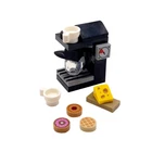 Genuine LEGO® Minifigure Food Coffee Machine & Cups & Donuts Kitchen Furniture