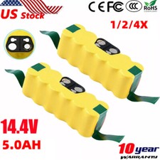 1/2/4X 14.4V Battery 5.0AH For iRobot Roomba 500 600 700 800 595 620 630 650 660