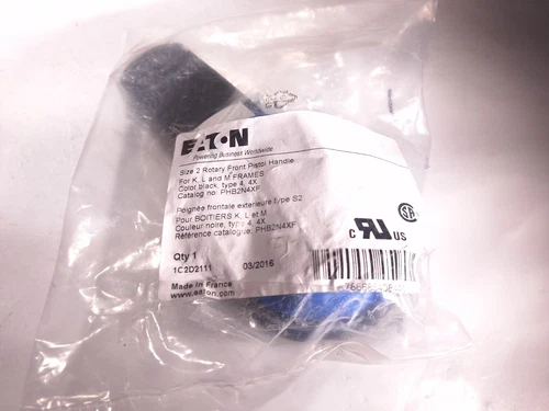EATON PHB2N4XF SIZE 2 HANDLE BLACK FOR K, L, M FRAMES IP64 NEMA 4, 4X