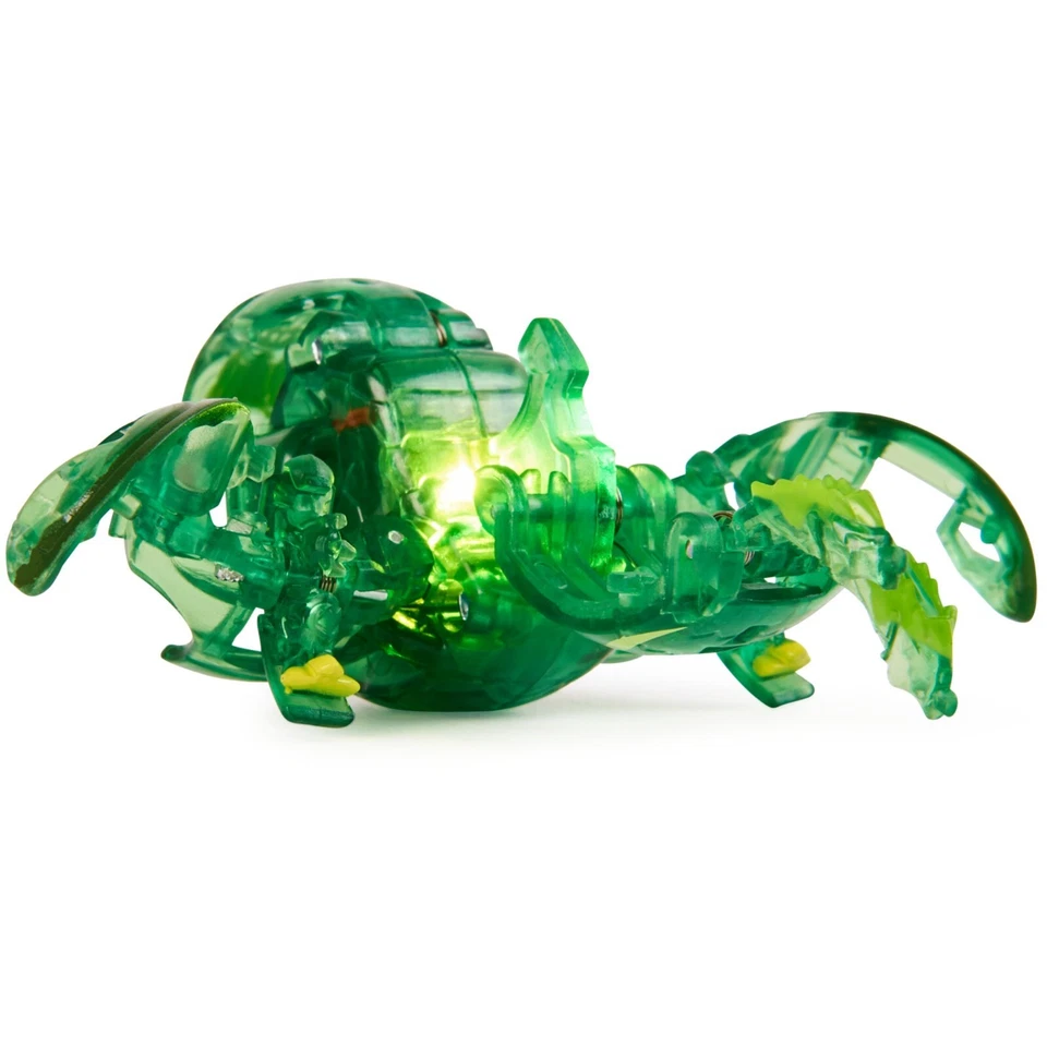 Figuras de acción Bakugan Legends, Nova Nillious (verde), ilumina Bakugan con Tra Foto 3 de 4