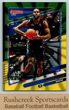 2021 Donruss #92 Alec Burks Knicks  Holo Green and Yellow Laser