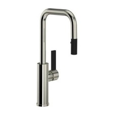 Rohl TR66D1LBPN - Bar Faucet in Polished Nickel / Matte Black
