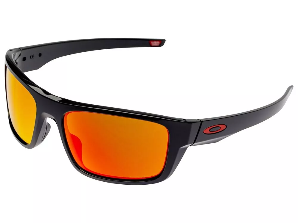 Oakley Drop Point Sunglasses OO9367 1660 Polished Black Prizm Ruby