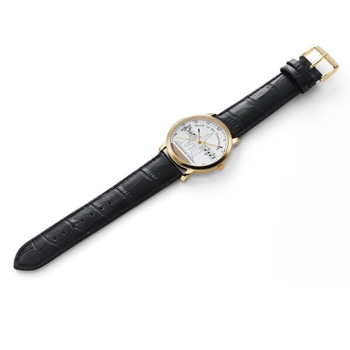 Dresde Frauenkirchen reloj de pulsera para hombres edición "Música en Frauenkirche" oro - Imagen 3 de 4