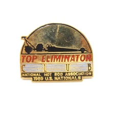 Top Eliminator National Hot Rod Association 1989 US Nationals Pin Lapel Enamel