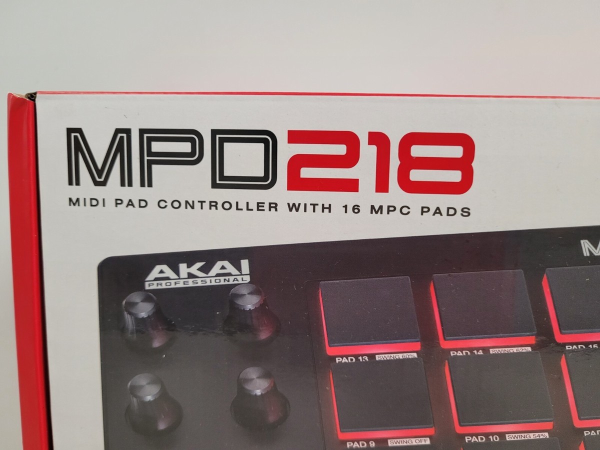 Akai Professional USB MIDI Controller 16 Pad MPD218. Brand