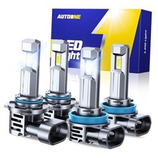 H11 9005 LED Bulb Direct Fit 1:1 Mini Size, 70000LM H8/H9 9005/HB3 H11/H8/H9