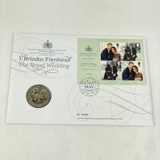 UK &pound;5 Coin Stamp Cover 2018 BU Royal Wedding
