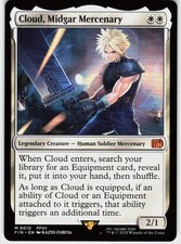 cloud midgar mercenary mtg card Cloud, [10] [FINAL FANTASY] [Foil]  Face to Face Games mtg cloud cards Cloud, Midgar
