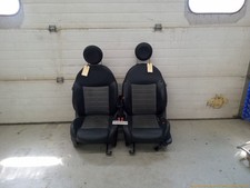 Fiat 500 Pair Of Left Right Front Leather Seat Black Fits 2012-201612 13 14 Fiat 500 Pair Of Left Right Front Leather Seat Black Fits 2012-201612 13 14