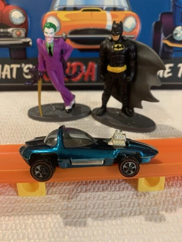 Vintage Hot Wheels 1967 Silouette Aqua painted base USA