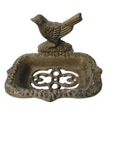 Bird Soap Dish Cast Iron Rustic Bathroom Kitc...