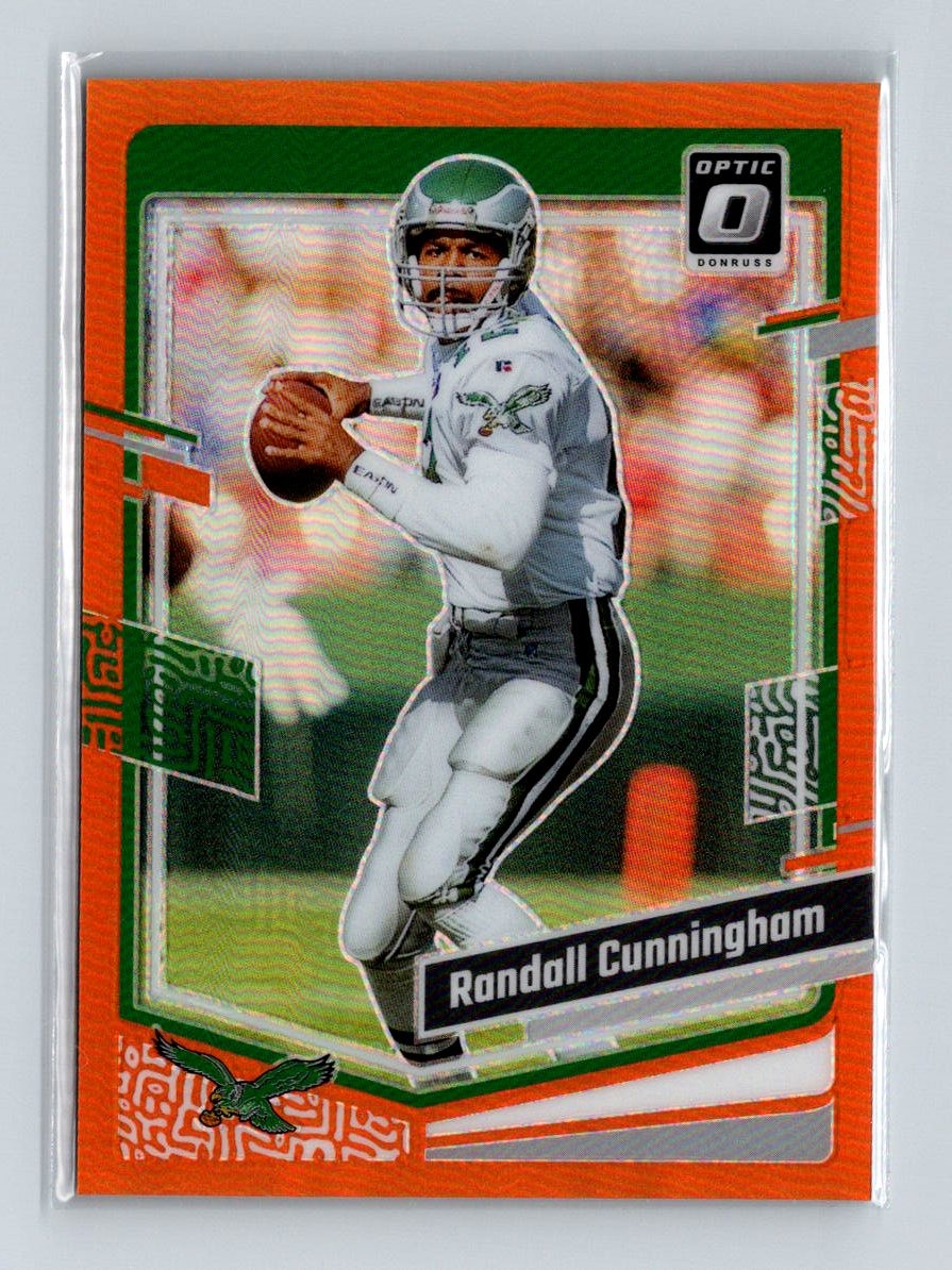 2023 Panini Donruss Optic Randall Cunningham #159 Orange Prizm #/249