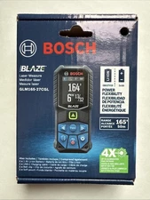 	BOSCH GLM165-27CGL 165 Ft Blaze Green-Beam Laser Distance Measure with 3.7V	