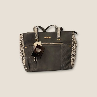 B. Cavalli Handtasche Schwarz SchlangenmusterDamen Neu Mit Etikett Umhängetasche