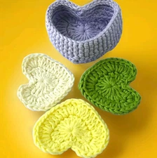 Set of 3 Eco-Friendly Face Pads | Soft Cotton Scrubbies | Reusable Vegan Makeup 