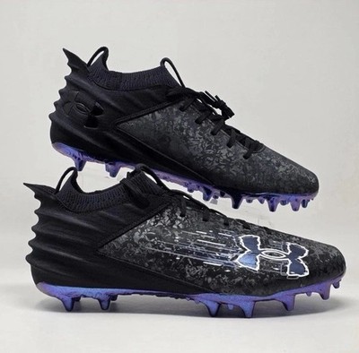 Under Armour Blur Smoke Suede 2.0 MC Football Cleats Size 9  display picture 3