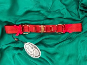 Bordelle Burnt Red Adjustable Belt One Size NWT