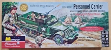 18-0035 MONOGRAM 1:35 Scale M3A1 HALF-TRACK PERSONNEL CARRIER Plastic Model Kit