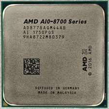 AMD PRO A10-8770 Quad Core Processor 3.5 - 3.8 GHz, Socket AM4, 65W CPU