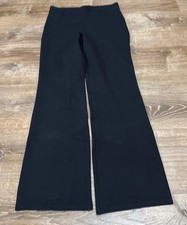 Quince Dress Pants Womens S Black Ultra-Stretch Ponte Bootcut M/30