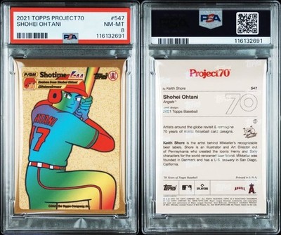2021 Topps Project 70 - Keith Shore Shohei Ohtani #547 2021 Topps