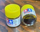 Tamiya "Mini" Acrylic model paint - X-24 81524 Clear Yellow (transparent gloss)