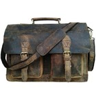Vintage Buffalo Leather Messenger Bag (16 Inch) – Free Journal with Purchase