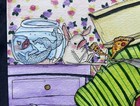 ORIGINAL FANTASY “No Pizza for the Fish” Julie McDaniel 2026 NOT AN ACEO — photo 8