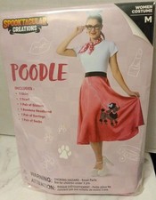 Spooktacular Creations Women's Costume Poodle Skirt Medium New In Package