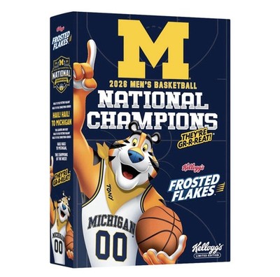 ギミー様　ケロッグ3点　ルーシーハンガーフォード h55S　h626 Michigan National Champion Basketball 2026 Kelloggs Frosted Flakes