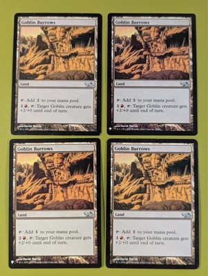 Goblin Burrows x4 Elves vs. Goblins 4x Playset Magic the Gathering MTG