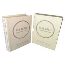 Scrabble Vintage Bookshelf Edition WS Game Company Board Game Book Unused