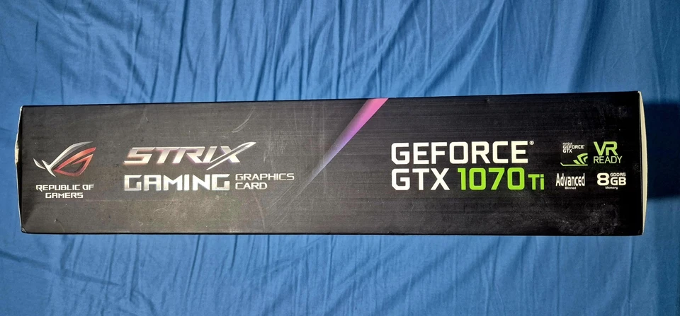 ASUS ROG STRIX GTX 1070 Ti 8GB GDDR5 – Opened Never Used – £0.99 NR Auction - Image 3 of 4