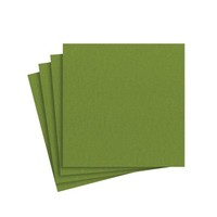 Caspari Cocktail-Servietten Aus Papier, Leinen, BlattgrüN, 15 StüCk Pro Packung
