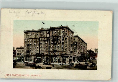 38072041 - Toronto Hotel King Edward Strassenbahn 1911 Gebrauchsspuren - Bild 1 von 2