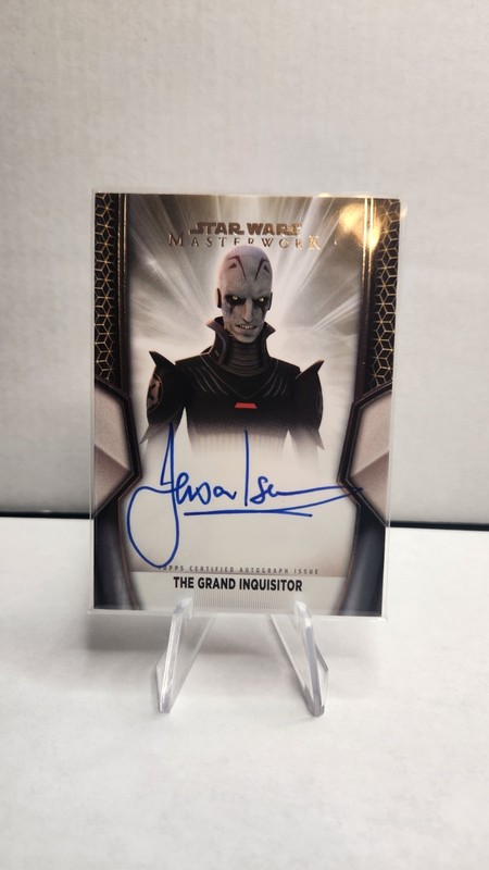 2025 Topps Star Wars Masterwork Grand Inquisitor On Card Auto Jason Isaacs