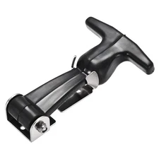 4.96-inch Rubber Flexible SUS304 Stainless Steel T-Handle Draw Latches Hasp
