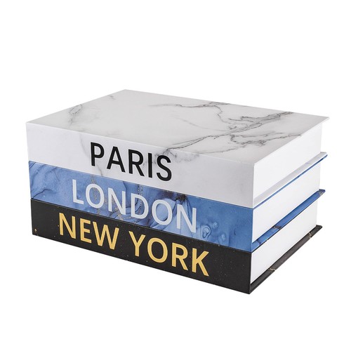 Home Decorative Books: Faux Book for Decoration Storage Box for Coffee Table ...