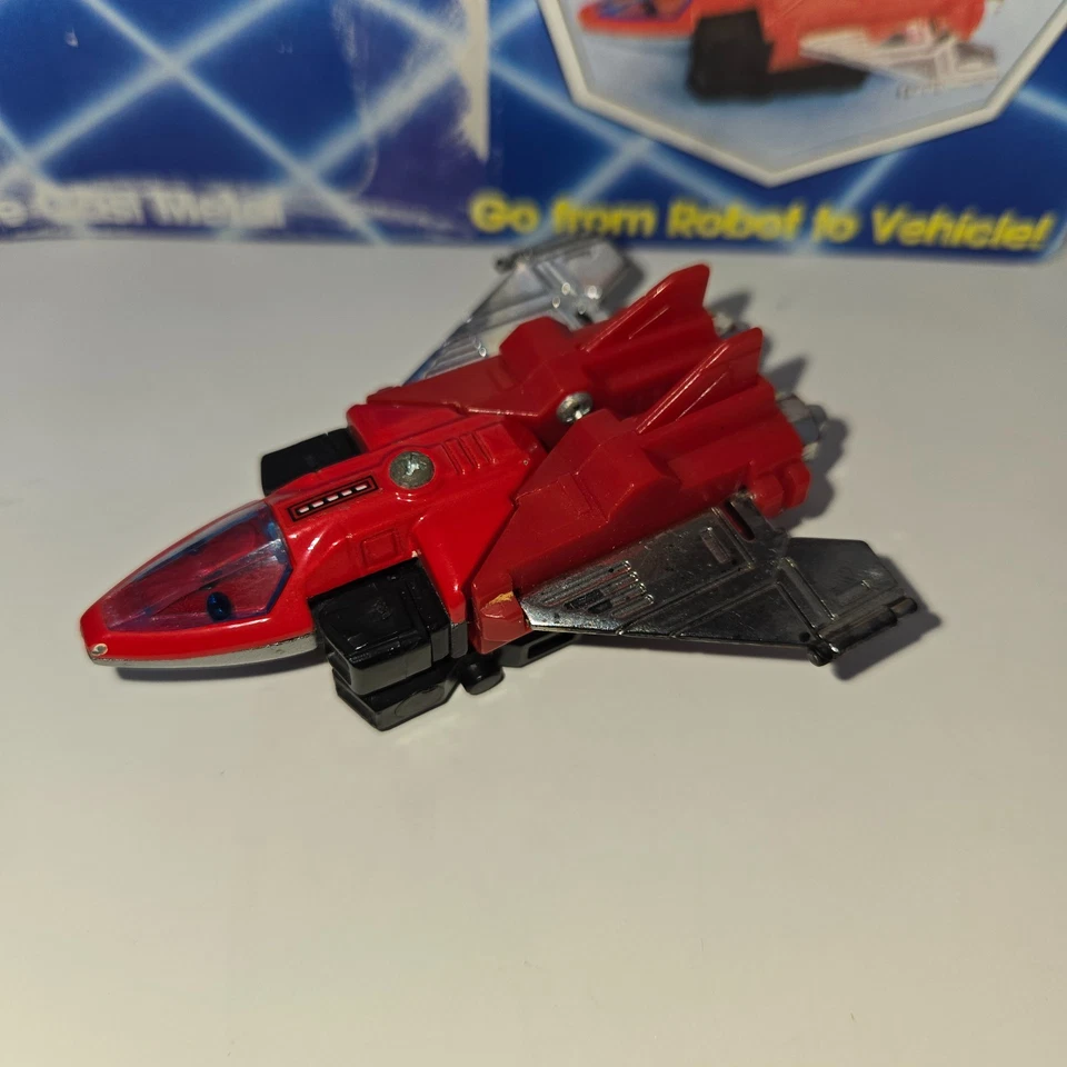 Gobots Fitor Enemy Robot Jet MR-03 1983 Action Figure Package Cardback - Image 4 of 4