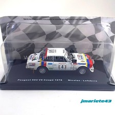 Peugeot 504 V6 Coupe #4 JP. Nicolas - JC. Lefèbvre Rally Safari 1978 1:43