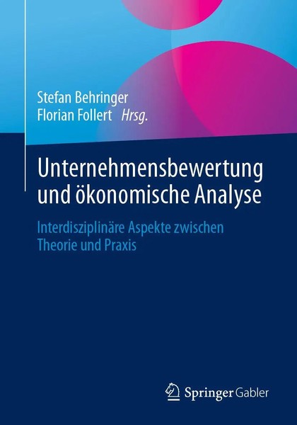 Unternehmensbewertung Und öKonomische Analyse Stefan Behringer (U. A.) Buch Xix-image