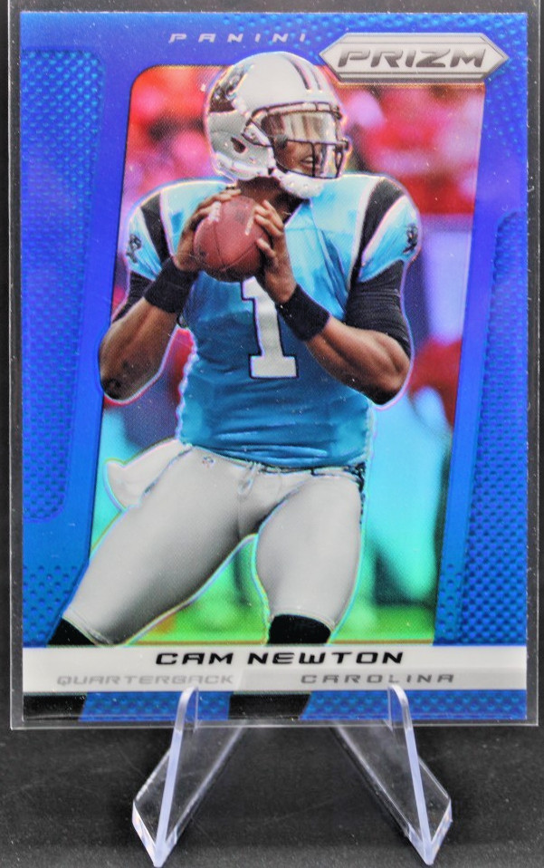 2013 Panini Prizm Cam Newton Wal-Mart Blue Prizm #133 NM/MT Carolina Panthers