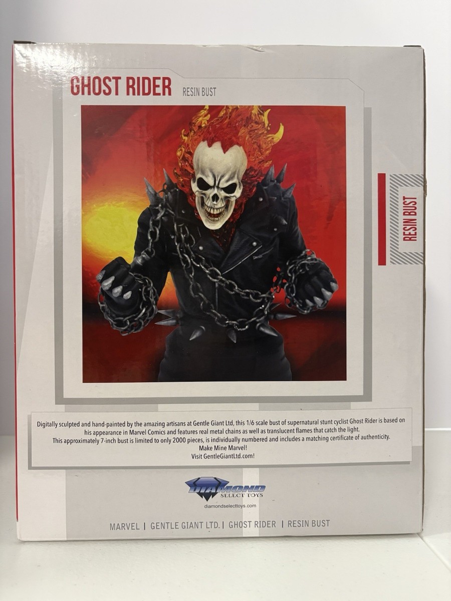 Gentle Giant Ghost Rider Resin Bust Marvel Limited Edition 130