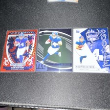 Panini Rookies & Stars Cam Skattebo New York Giants Rookie Card Lot 3 Cards