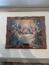Handcrafted Wood Wall Art Of The Last Supper Made In The USA