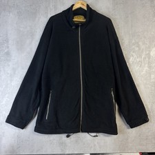 Camel Trophy Adventure Wear Fleece XL Herren schwarz Full Zip Jacke Wandern Outdoor