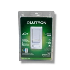 Lutron LECL-153PH-WHB Lumea LED Slide Dimmer Switch Single Pole 3-Way White NEW